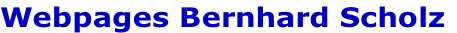 Webpages Bernhard Scholz
